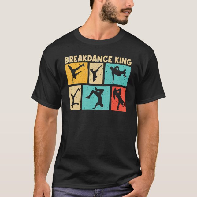 Cool Breakdance For Men Boys Breakdancer Breakdanc T-Shirt (Front)