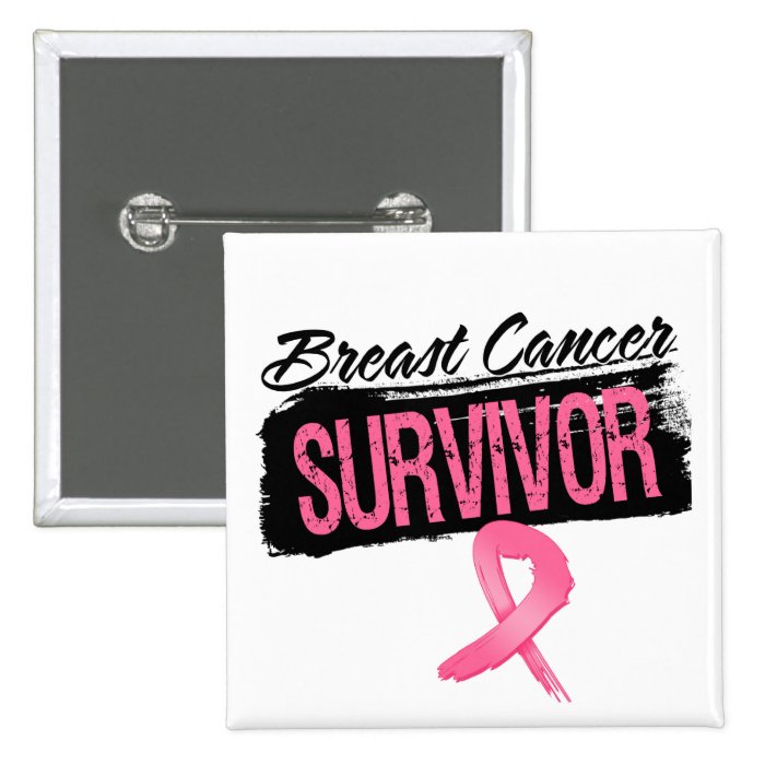 Cool Breast Cancer Survivor Pinback Button