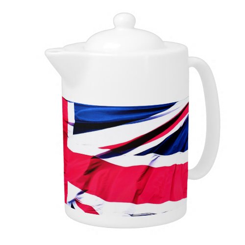 Cool Britannia Union Jack Flag Teapot