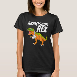 Cool Broken Arm For Men Boy Kids Dinosaur Broke Bo T-Shirt