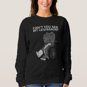 Cool Broken Leg For Men Boys Kids Broke Foot Ankle Sweatshirt