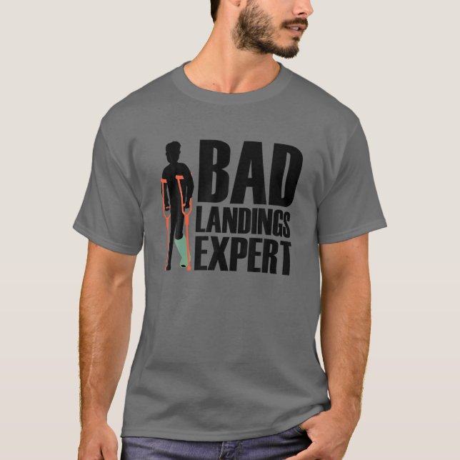 Cool Broken Leg For Men Women Broken Foot Ankle Kn T-Shirt (Front)