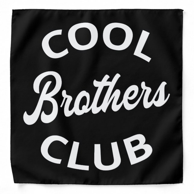 Cool Brothers Club I Bandana (Front)
