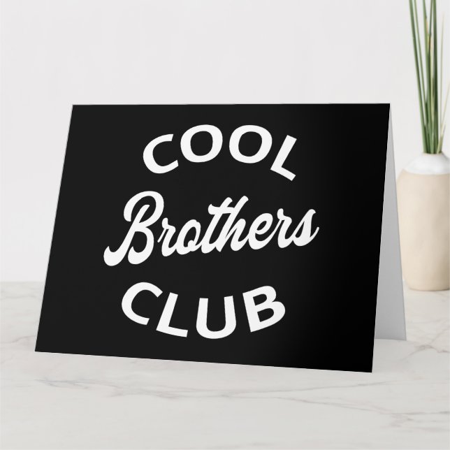 Cool Brothers Club I Card (Front)