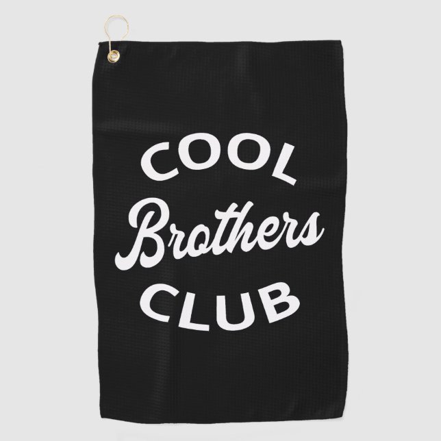 Cool Brothers Club I Golf Towel (Front)
