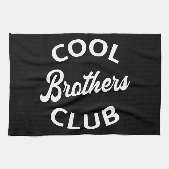 Cool Brothers Club I Kitchen Towel (Horizontal)