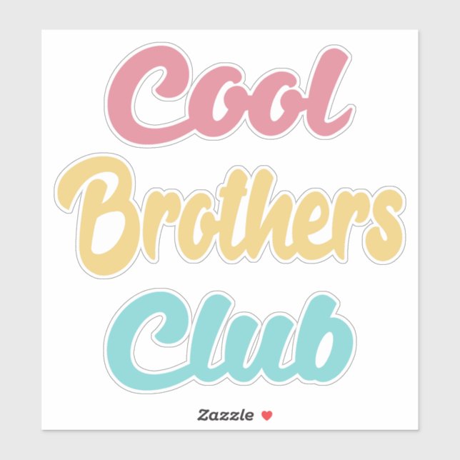 Cool Brothers Club II Sticker (Sheet)