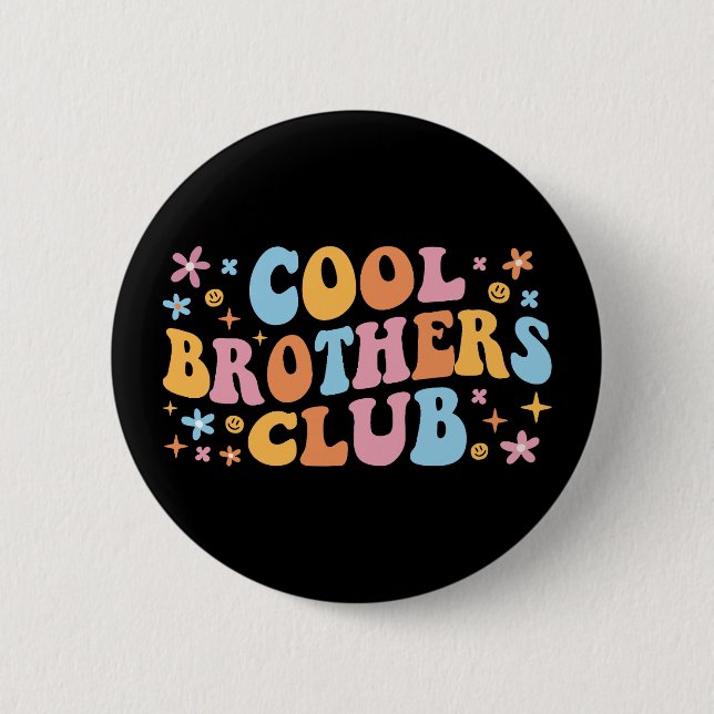 Cool Brothers Club III Button (Front)