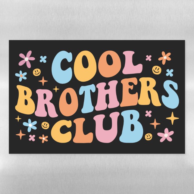 Cool Brothers Club III Magnetic Dry Erase Sheet (Horizontal)