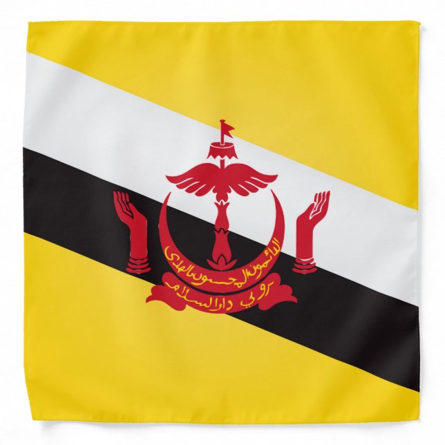 Cool Brunei Flag Fashion Bandana (Front)