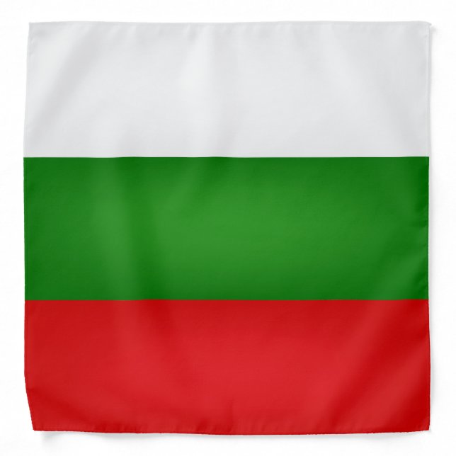 Cool Bulgaria Flag Fashion Bandana (Front)