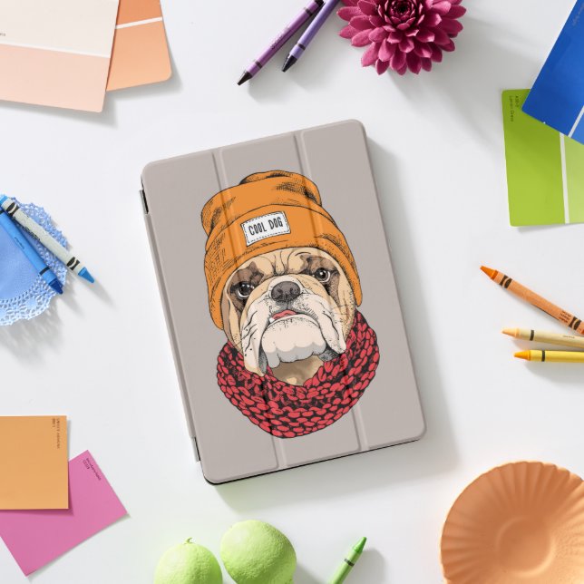 Cool Bulldog iPad Pro Cover (Desk)