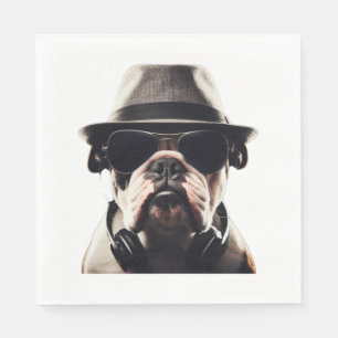 Cool Bulldog   Napkins