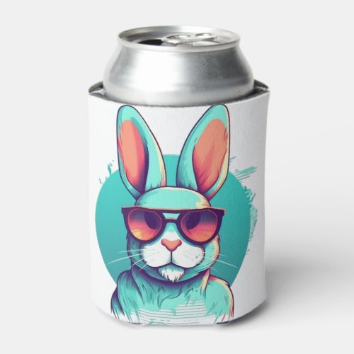 Cool Bunny Face Sunglasses For Easter Rabbit  Can Cooler