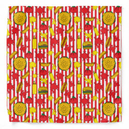 Cool Burgers Hot Dogs Fast Food Grill Chef Bandana
