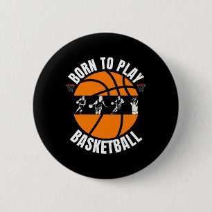 Cool Bysketbyll Design Bysketbyll Players Fans Bys Button