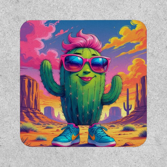 Cool Cactus Patch – Funky Desert Vibes  (Front)