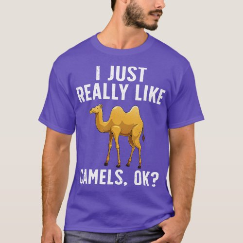 Cool Camel Design For Men Women Livestock Animal C T_Shirt