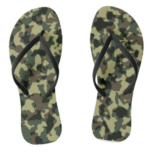 Cool Camo Camoflage Military Hunting Flip Flops