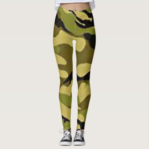 cool camo camoflage military Pattern yoga leggings