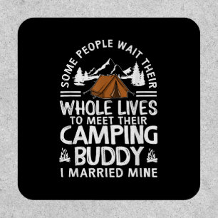 Cool Camping Buddies Gift For Men Women Funny Husb Patch