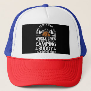 Cool Camping Buddies Gift For Men Women Funny Husb Trucker Hat