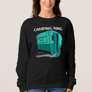 Cool Camping For Men Boys Camper Camping Outdoor T Sweatshirt