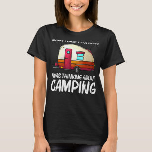 Cool Camping For Men Women Camper Hiking Bonfire C T-Shirt