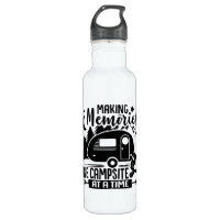 Memoi - Thermal Insulated Stainless Steel Camping 32 oz Water Bottle