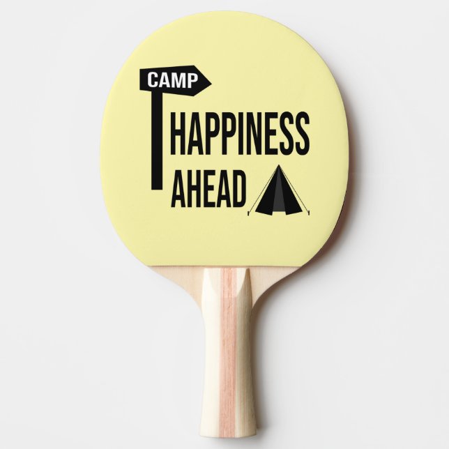 Cool Camping Ping Pong Paddle (Front)