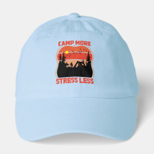 Cool Camping word art Hat