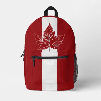 Cool Canada Backpacks Canada Maple Leaf Bags by artist_kim_hunter at Zazzle