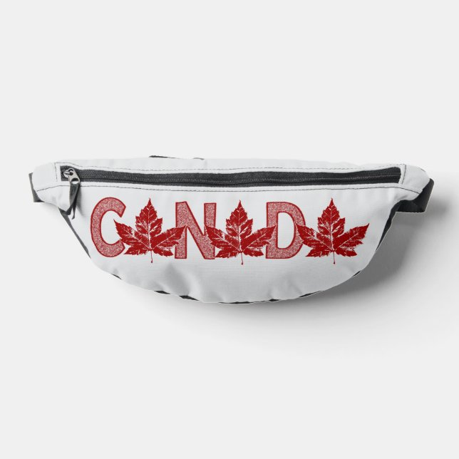 Cool Canada Fanny Pack Retro Canada Souvenir Bags (Lay Down)