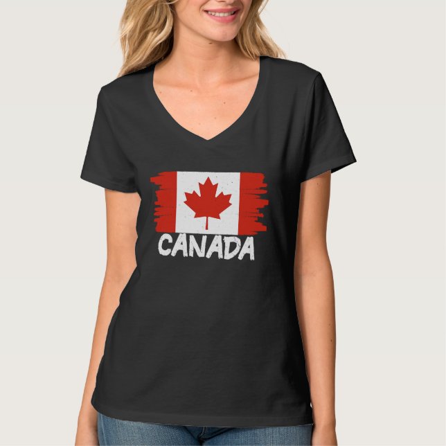 Cool Canada Flag T-Shirt (Front)