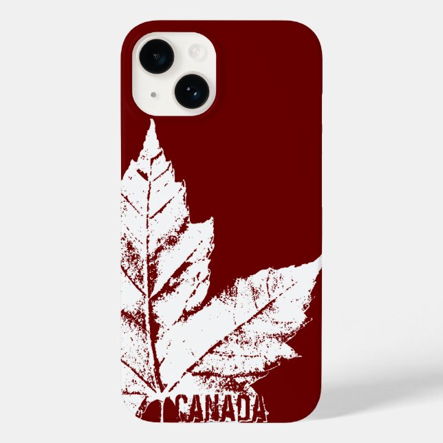 Cool Canada iPhone Cases Canada Maple Leaf Cases (Back)