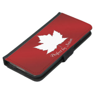 Cool Canada iPhone Wallet Canada Maple Leaf Case