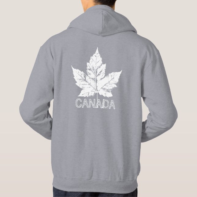Cool Canada Jacket Personalized Canada Jacket Hoodie (Back)