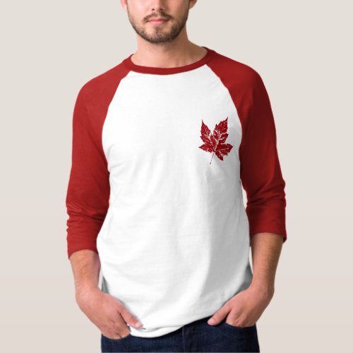 Cool Canada Jersey Retro Maple Leaf Souvenir T_Shirt