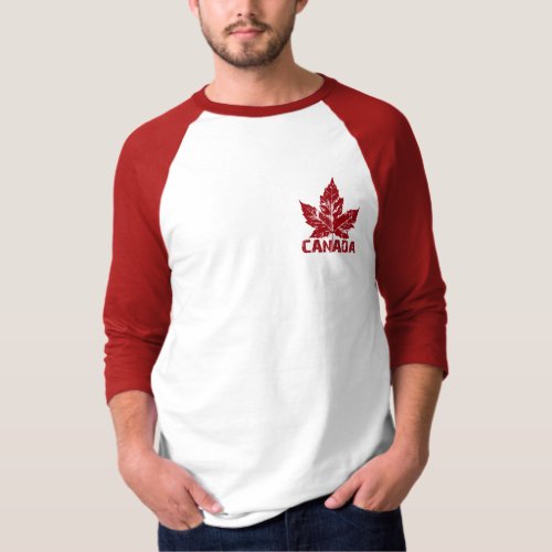 Cool Canada Jersey Retro Maple Leaf Souvenir T_Shirt
