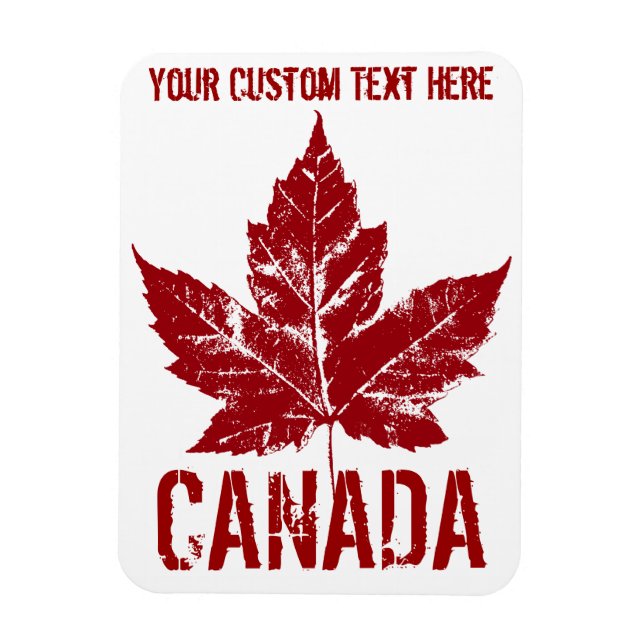 Cool Canada Magnet Personalized Canada Souvenir (Vertical)
