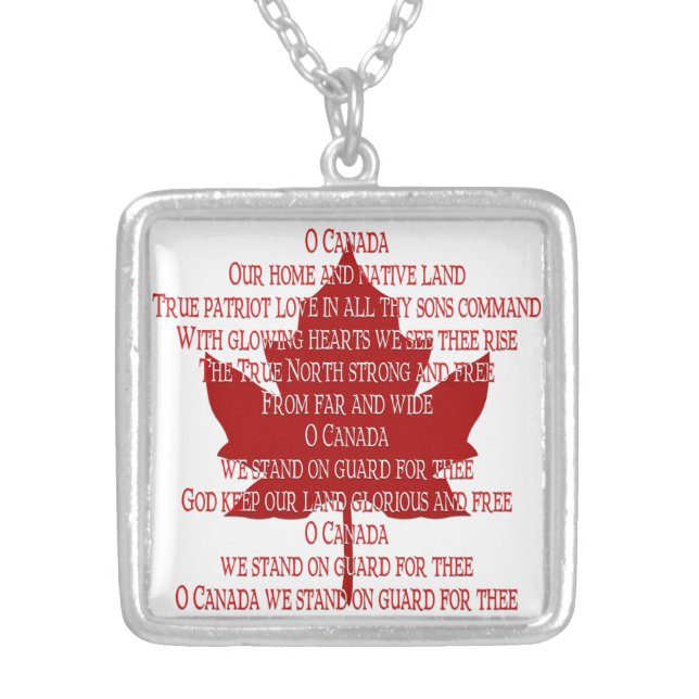 Cool Canada Necklace Canada Souvenir Maple Leaf (Front)