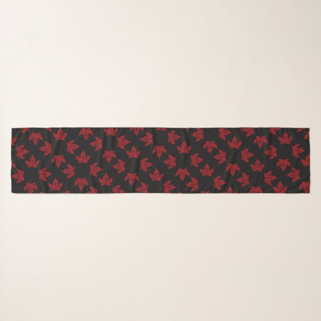 Cool Canada Scarf Personalized Canada Souvenirs (Front (Horizontal))