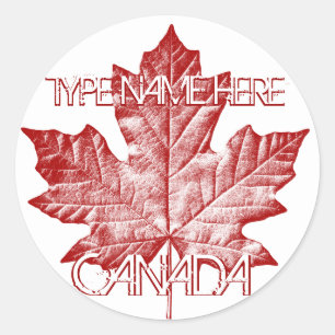 Cool Canada Stickers Personalized Canada Sticker
