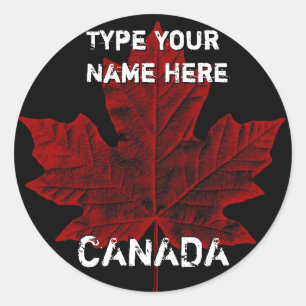 Cool Canada Stickers Personalized Canada Sticker