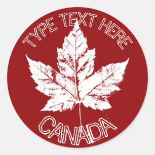Cool Canada Stickers Personalized Canada Sticker