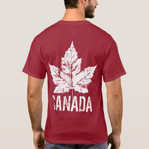 Cool Canada T_shirt Retro Maple Leaf Souvenir 