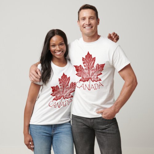 Cool Canada T_shirts Vintage Maple Leaf Souvenir