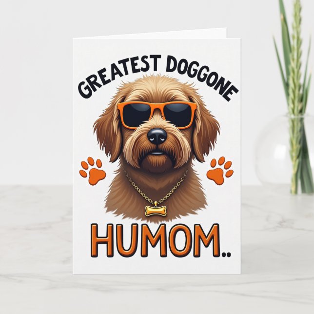 Cool Canine Mothers Day Card (Front)