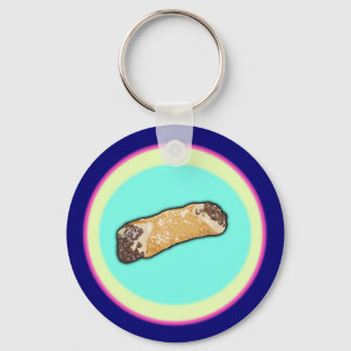 Cool Cannoli Art Keychain