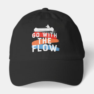Cool Canoeing word art Hat